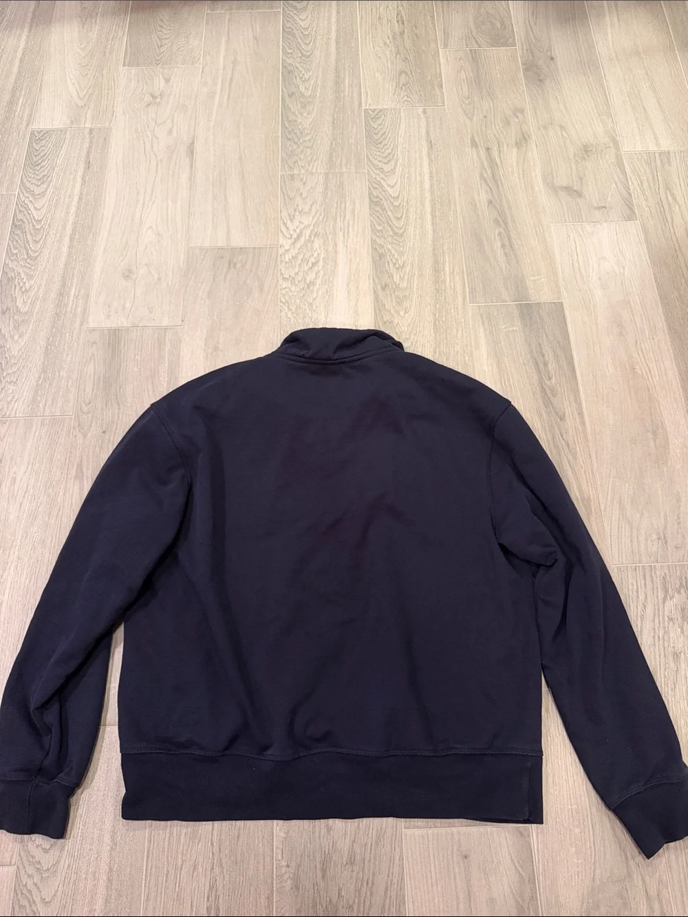 Zara Men's Black Quarter-Zip Pullover Sweater Size XL